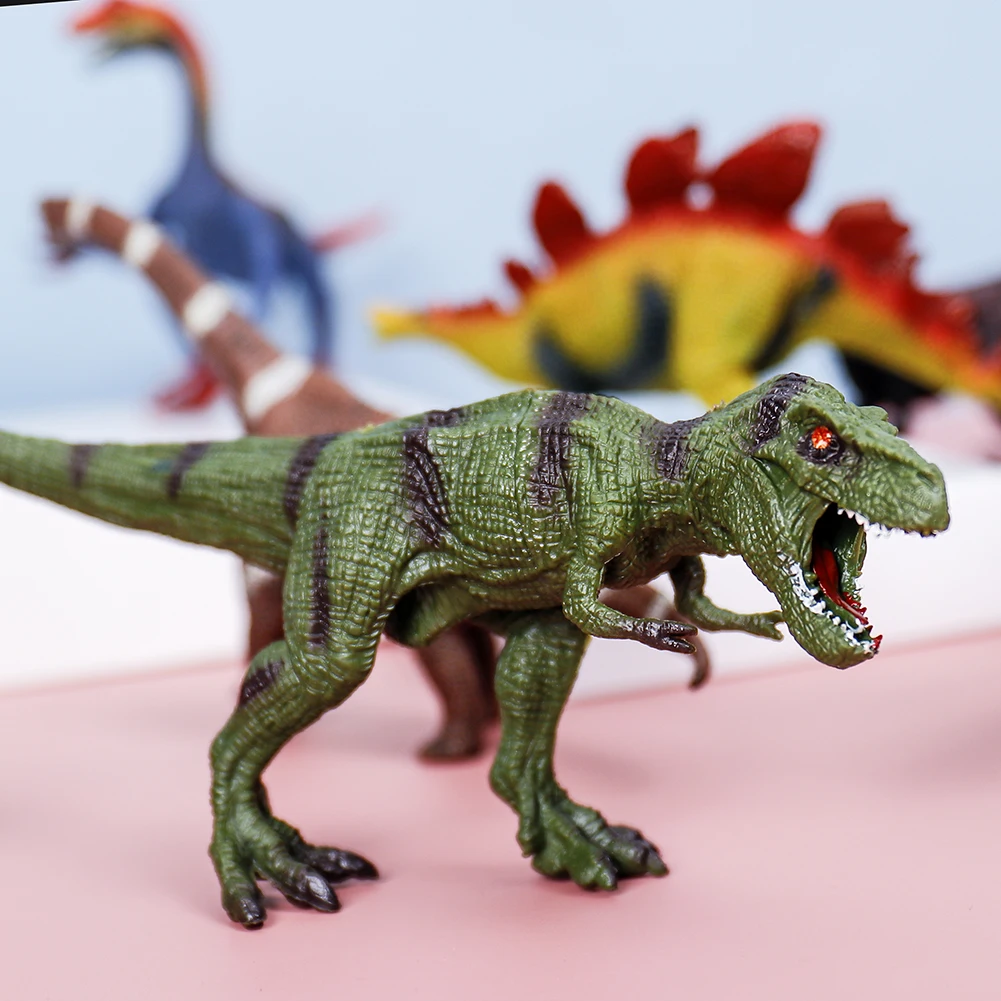 21 Styles 15cm Small Dinosaur Model Toy Jurassic Tyrannosaurus Triceratops Ankylosaur Stegosaurus Gift EducationToys for Kids 5