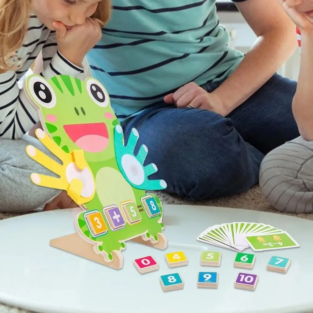 Montessori Frog Finger Operation Kids Toy Educational Toys Model Frog Finger Numbers Math Toy Portable DIY