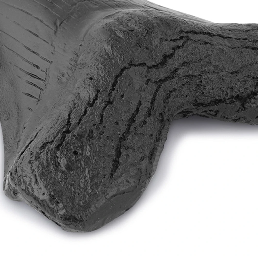 Black Shark Teeth Fossil 5inch Giant Megalodon Tooth Easy Clean Resin Shark Teeth Marine Bology Teaching Props for Kids Childs 5