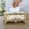 1PC European Style Tissue Box, Home Kitchen, Living Room, Bedroom, Restaurant, Bar, Hotel Napkin Extraction Box, Plastic Box 6