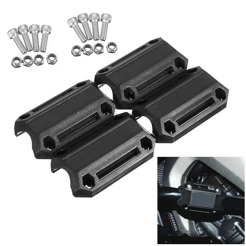 

Универсальная защита двигателя для мотоцикла 25 мм, защита Бампера, декоративный черный блок, полоса защиты для Мотоцикла BMW Honda Suzuki