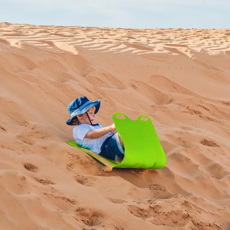 Lightweight Roll Up Snow Sled Roll Up Flexible Snow Sled Portable Rolling Slider Flexible Flying Carpet Snowboard For