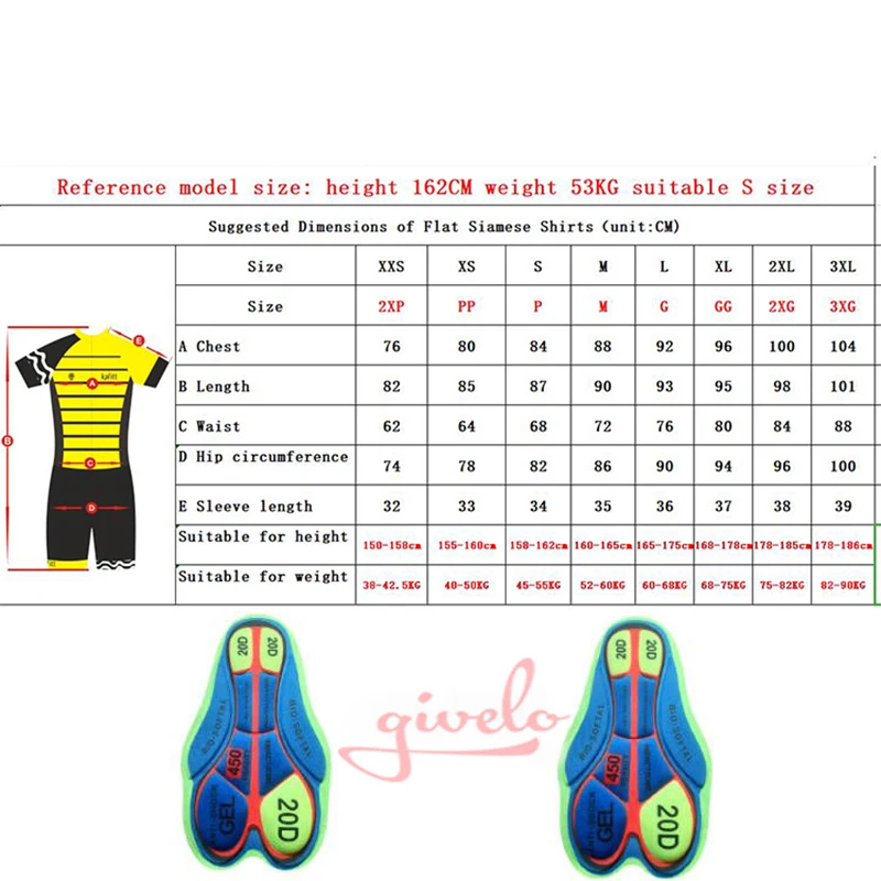 GIVELO Pro Women's Professional Triathlon Clothes Long Sleeve Cycling Skinsuits Sets 20DConjunto Feminino Ciclismo Jumpsuit Kits 6