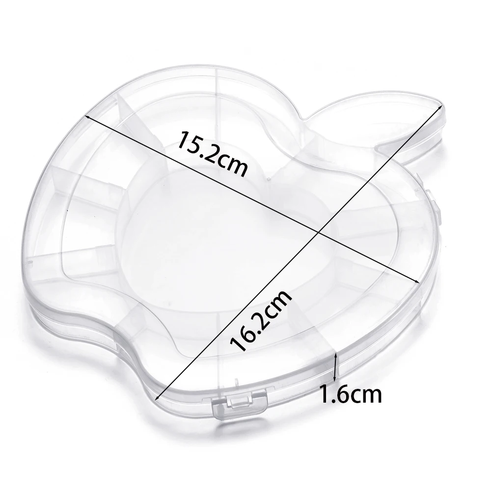 Various Shapes Transparent Plastic Storage Box Organizer Jewelry Container for Beads Art DIY Crafts Sewing Jewelry Supplies