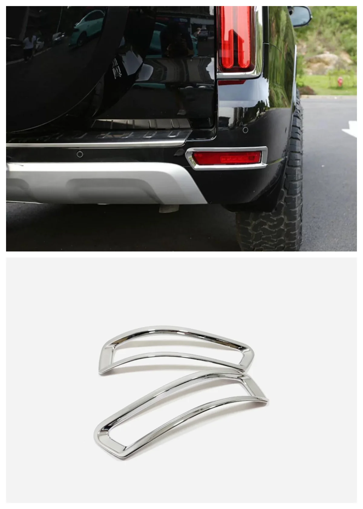 Applicable to the 2022 Great Wall Tank 500 Rear Fog Lamp Cover Decorative Frame