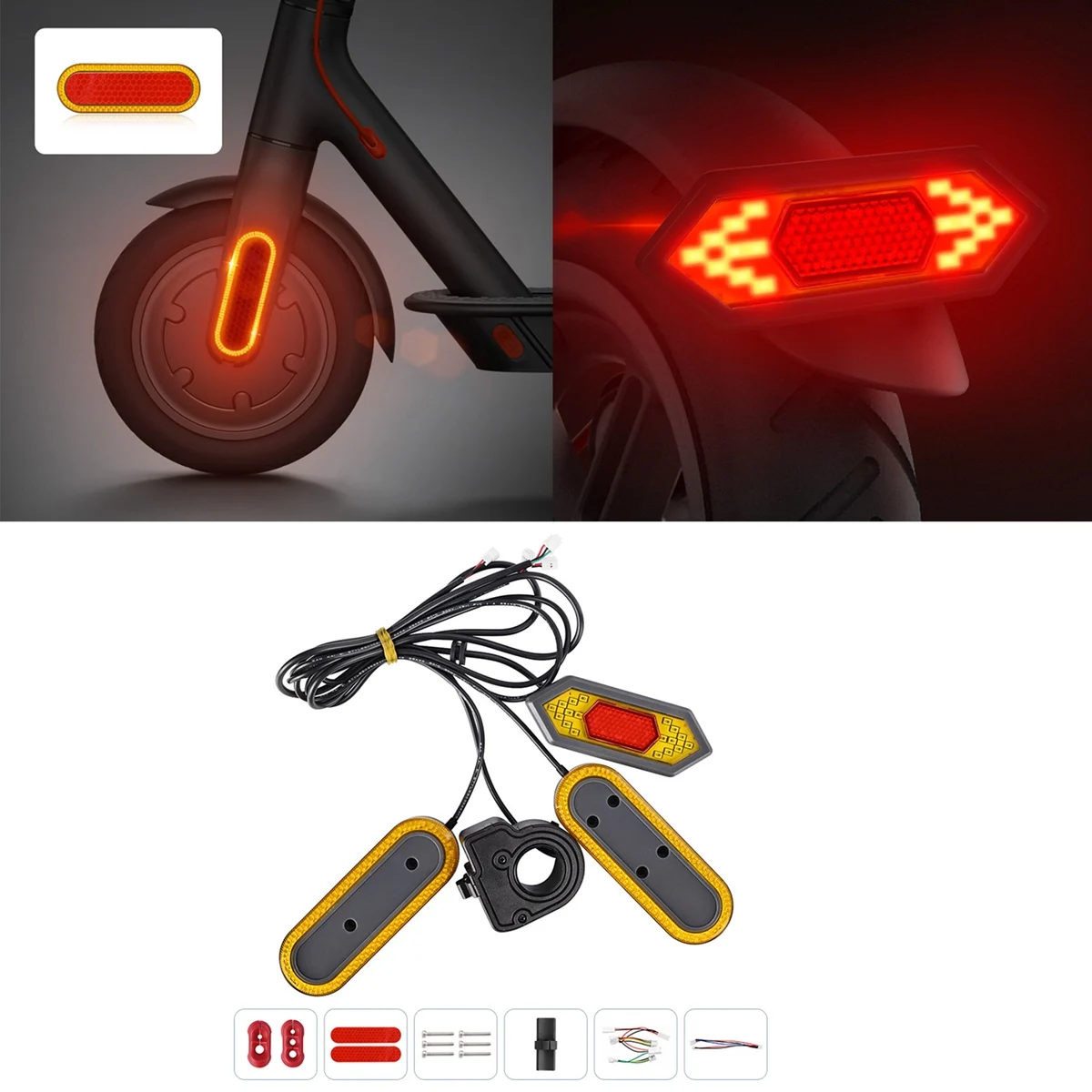 Indicatori Di Direzione Per Xiaomi Mi Scooter Elettrico M365/ Pro/1S /Lite/Luce Posteriore Riflettente Per Scooter Essenziale