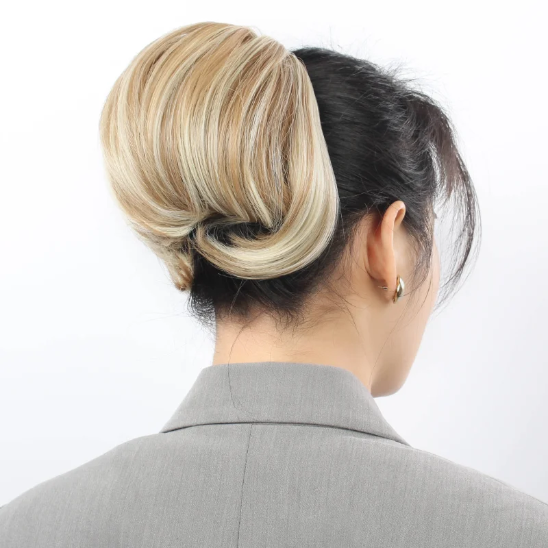 Synthetic Hair Bun Donut Hair Piece Extension For Women Headwear