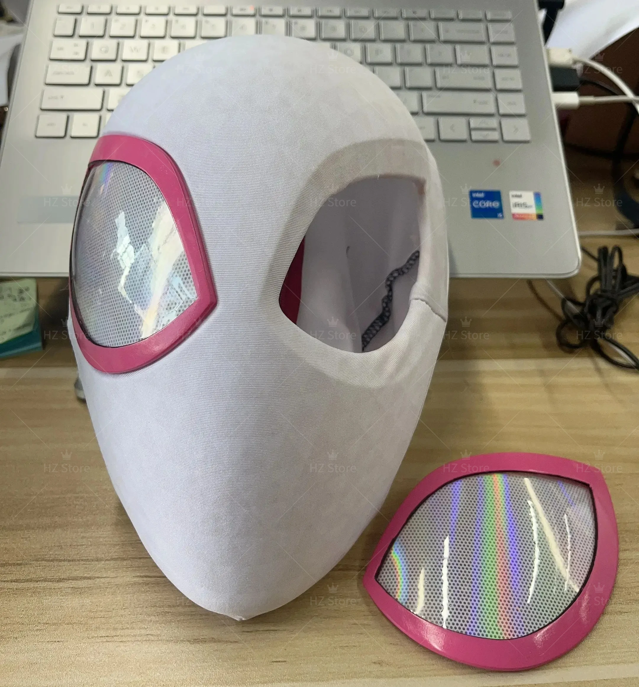 はなさん専用➰ブースター、クッション、スパイマスク、パウダー マーベル グウェン スパイダーマン: スパイダーバース マスク 1