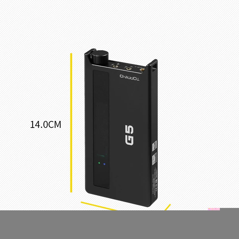 TOPPING G5 Portable ES9068AS DAC&Amp Headphone Amplifier LDAC Hi-res Audio Support up to DSD512 768kHz