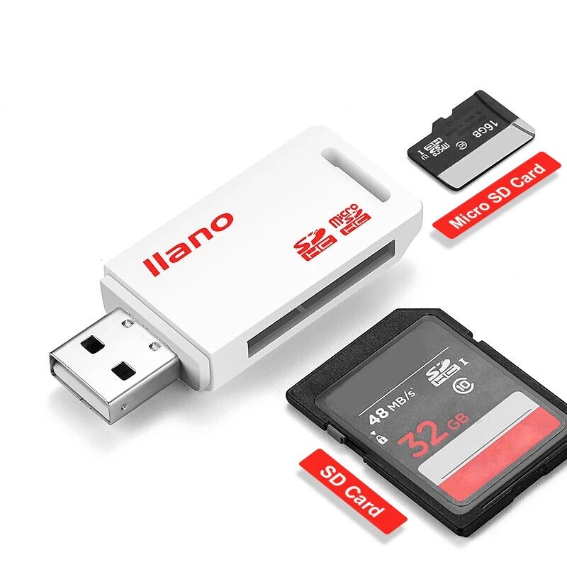 Alacena Proponer comerciante Lector de tarjetas USB 2,0 SD/Micro SD TF OTG, adaptador de tarjeta de  memoria inteligente para portátil 2 en 1, tamaño Mini USB 2,0, lector de tarjetas  SD|Conectores y cables de ordenador| - AliExpress