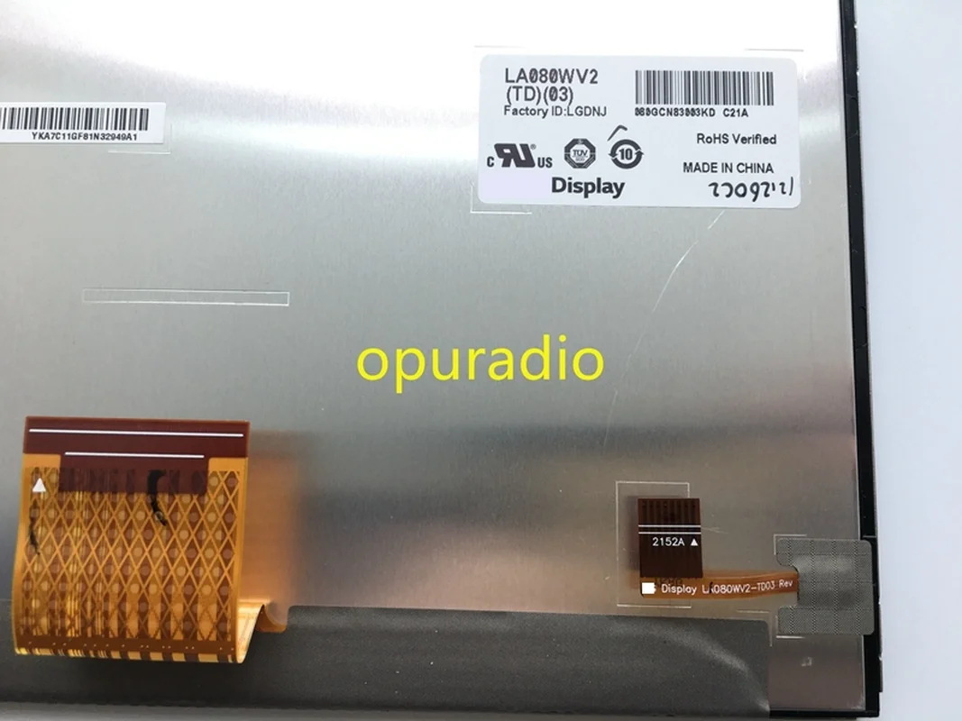  8 ġ LCD ÷ LA080WV2(TD)(03) LA080WV2-TD03 ũ г Ÿ RAV4  Navi   