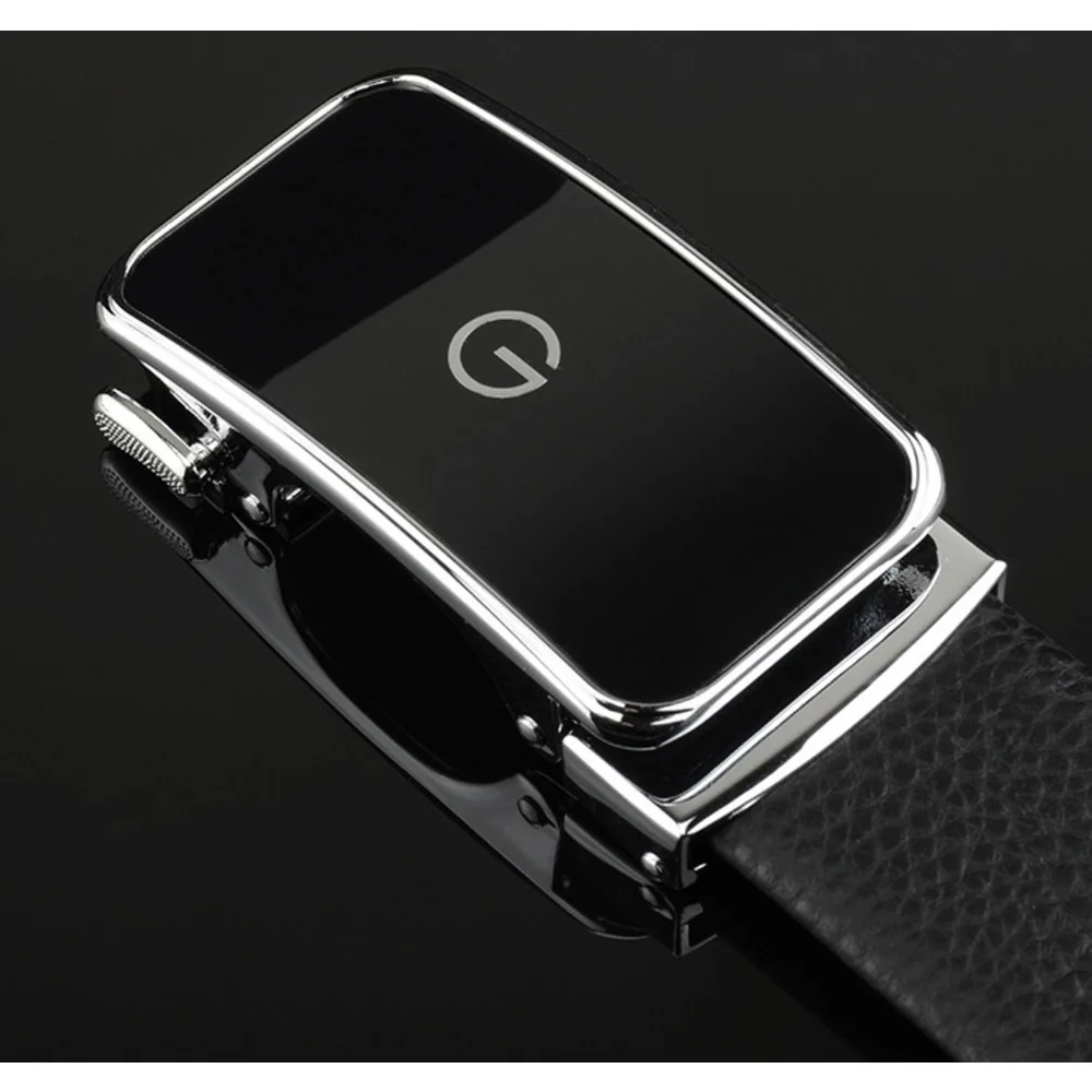 2023 New Hot Selling Men's Belts Customized Automatic Buckle Belt Logo Customized Genuine Leather Cowhide Belt Logo Gift_voghion.com