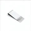 Metal Stainless Steel Money Clips Folder Stripe Print Silver Cash Clamp Holder Wallet Slim Card ID Money Clips Men Women 5