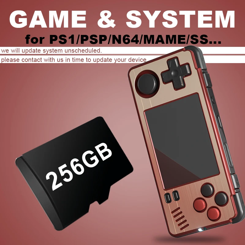 Miyoo A30 ゲーム SD カード内蔵 16000+ クラシックゲーム 50+