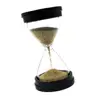 Round glass Golden Hourglass for Brushing Office Table Decor 5