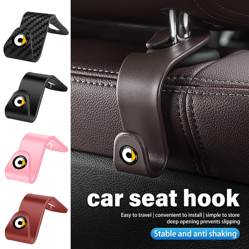 4Pcs Car Seat Storage Poggiatesta Organizer Holder Fastener Hanger Per Smart 452 454 Roadster Coupe Crossblade Cabrio City-Coupe