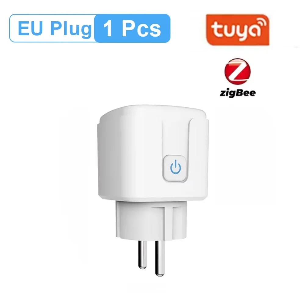 Smart WiFi Plug with Power Monitoring and Remote Control - Compatible with Smart Home Assistants