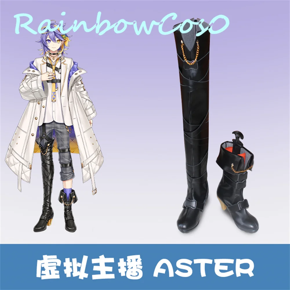 

Виртуальный YouTuber Vtuber hololive Aster Arcadia косплей обувь сапоги игры аниме Хэллоуин Рождество RainbowCos0 W2684