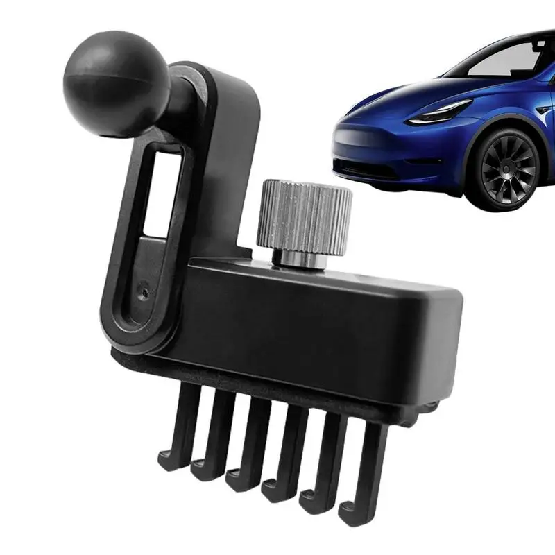 

Car Holder 6-Claw Dashboard Panel Base Phone Solar Power Bracket For Tesla Model 3 Model Y 4.0-7.2 Inch Mobile Phone Holder