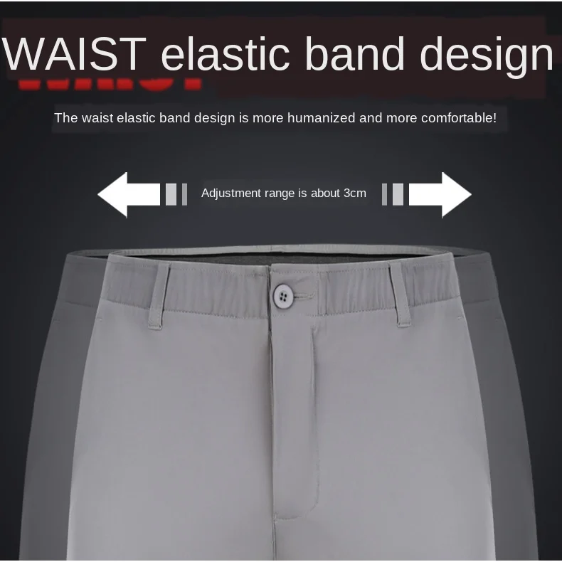 Men&rsquo;s Golf Pants Summer Pants Ultra-Stretch Outdoor Sports Waist Elastic Band Comfortable Gold Wear Apparel Clothing