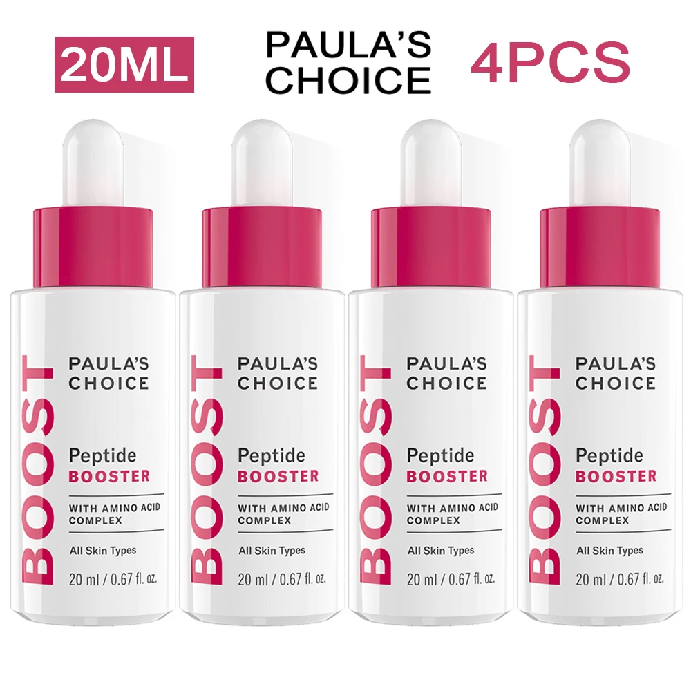 

4PCS Paula‘s Choice Skin Care Peptide Booster With Amino Acid Complex Repairs Multiple Signs Of Aging For All Skin Type 20ML