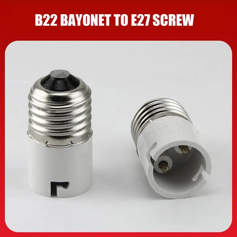B22 To E27 lamp socket convert adapter Light Bulb Adapter Socket Converter Bulb Base Adapter for Ceiling Fans Light Holders socket converter