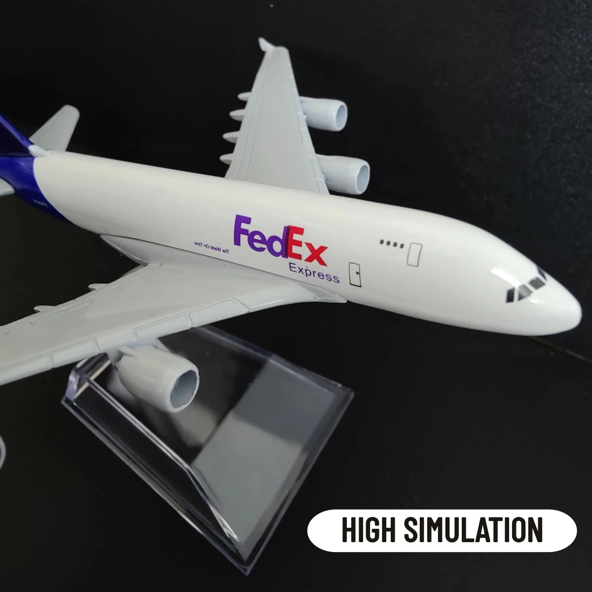 FedEx航空エアバスA320■1/400スケールダイキャスト新品 1:400 スケール金属航空機モデルレプリカフェデックス貨物 6