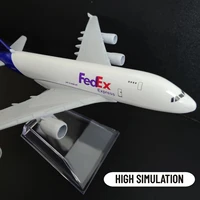 1:400 Scale Metal  Aircraft Model Replica Fedex Cargo 6" Aviation Diecast Home Office Decoration Miniature Toys 2