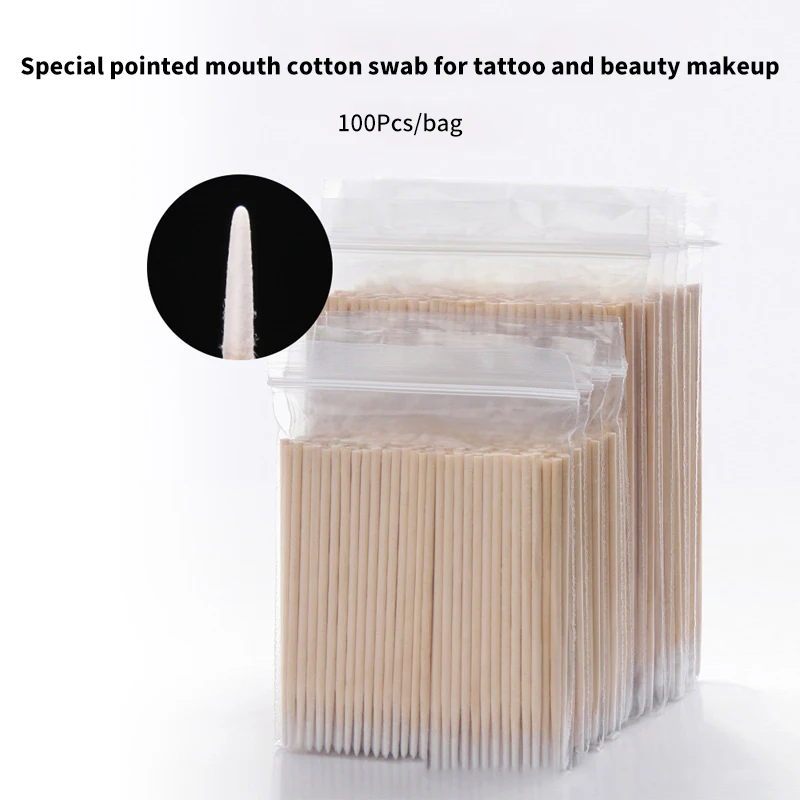 

Деревянный ватный тампон для ногтей, чистящие палочки, маленькая заостренная деревянная ватная головка, корректор деталей для маникюра, средство для удаления лака для ногтей, инструменты для дизайна