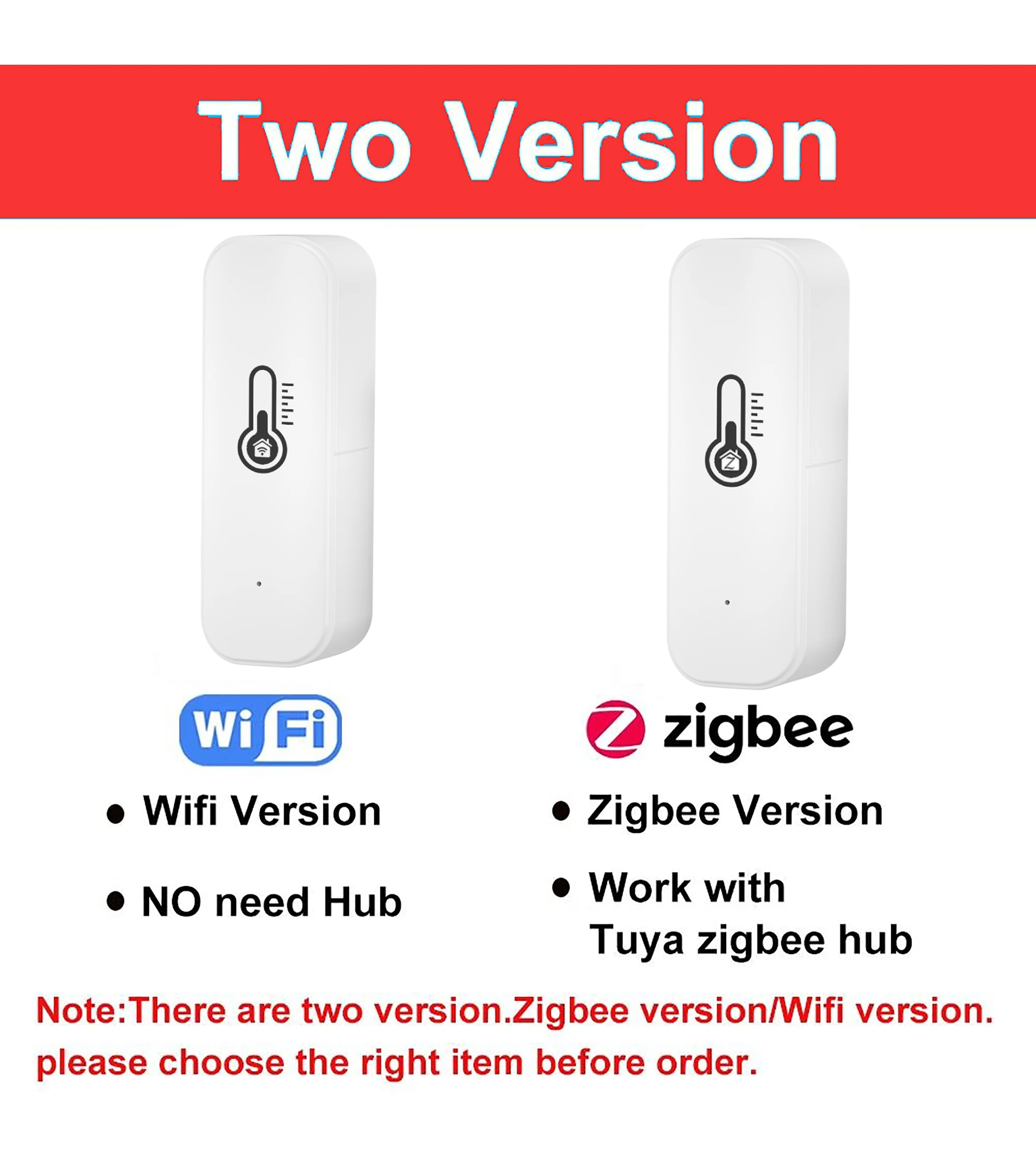 Tuya WiFi/ZigBee Temperature and Humidity Smart Home Thermometer Hygrometer APP