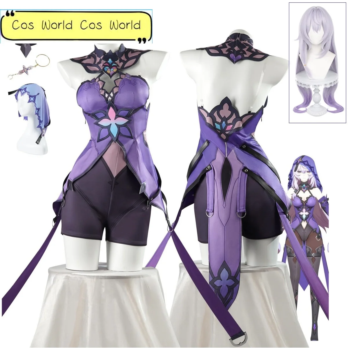 

Black Swan Cosplay Costume Game Honkai: Star Rail【XS-3XL】Honkai Women Cosplay Costume Wig Black Swan Cosplay Plus Size