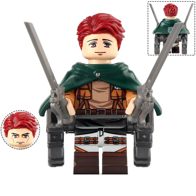 Attack on Titan Building Blocks: Mini Action Figures Set