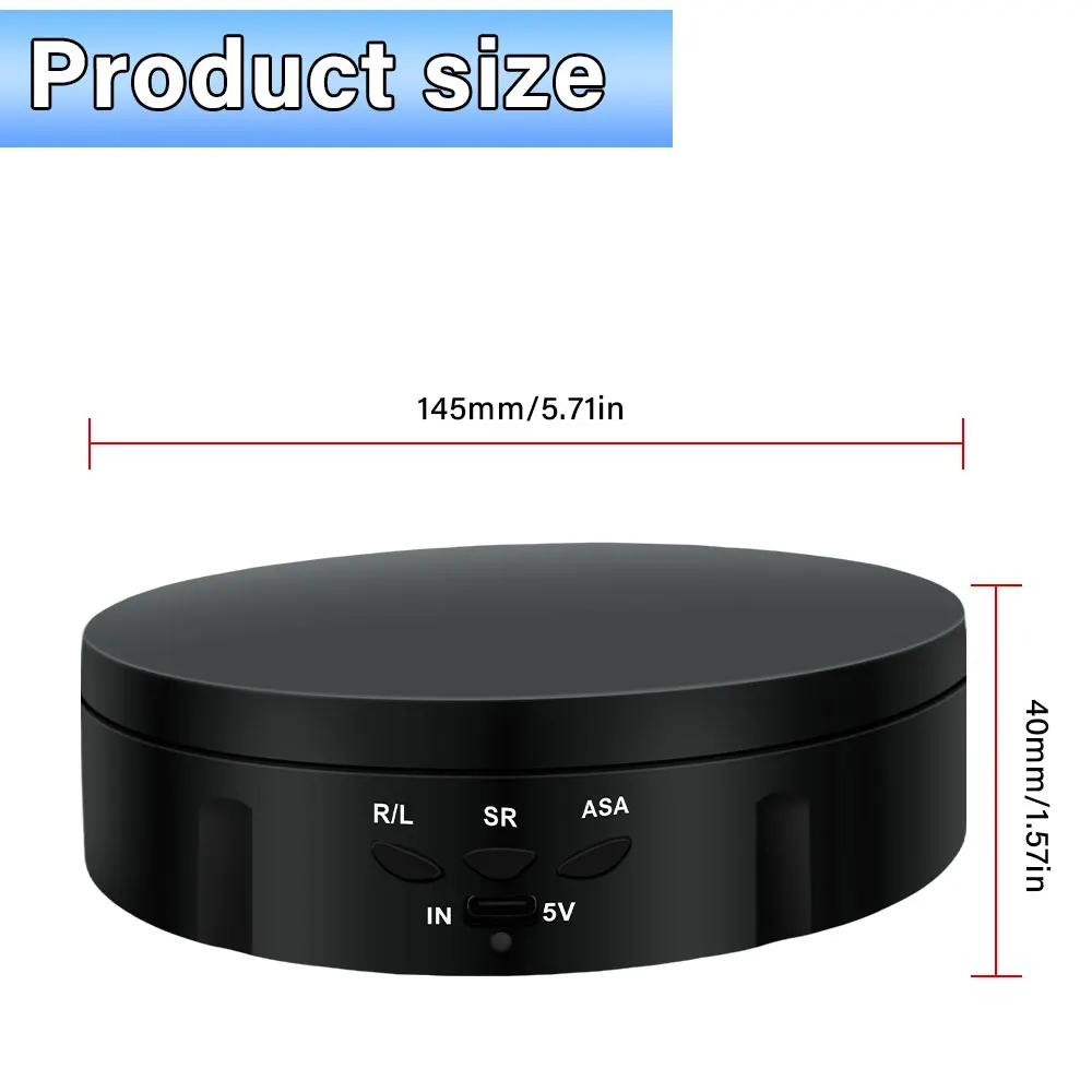 Motorized Rotating Display Stand for Dynamic Product Photography