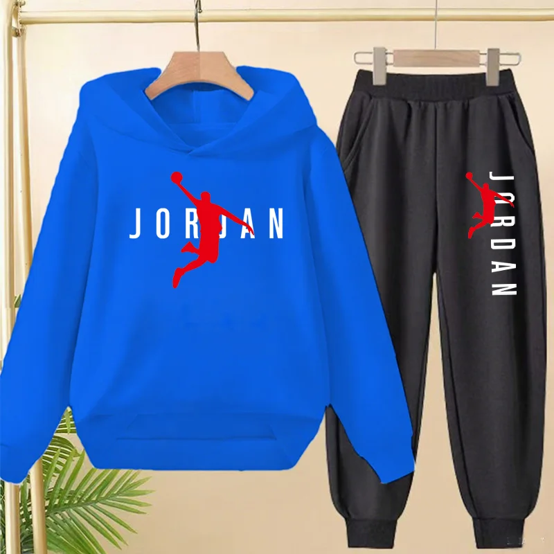 2-13 Years Boys 2pcs Autumn Spring Hoodie+Pants TracksuitsGirls Casual Streetwears Kids Cute brand Children Clothes Sets 6