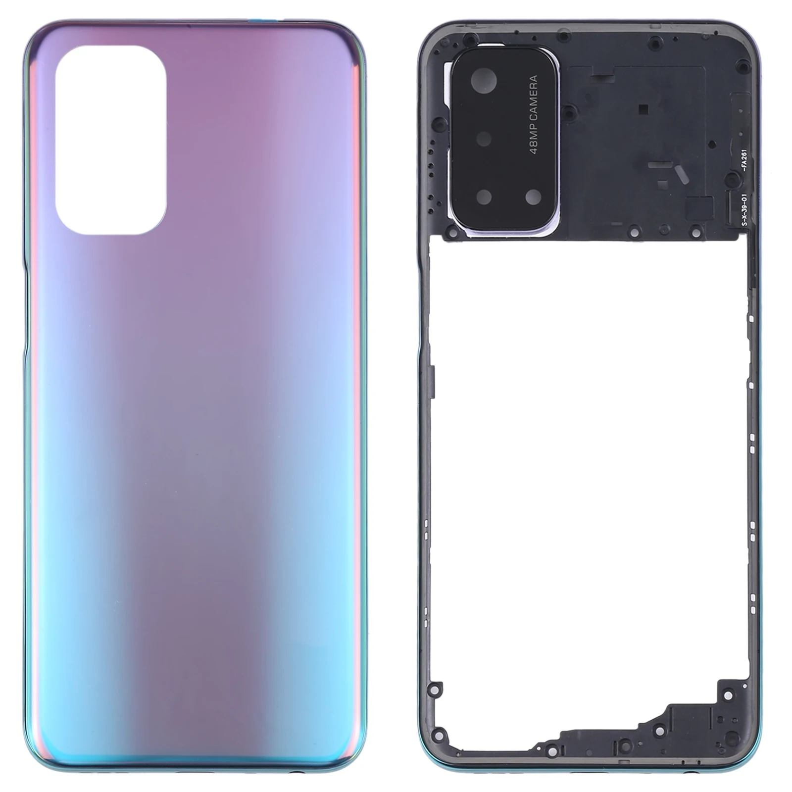 YUXING Cover Transparente Glitter per Oppo A74 4G, Ragazze Donna Flora Motivo Custodia Bling Sottile, Antiurto Scintillante TPU Case (Gold