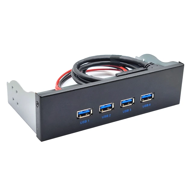 3.5 Inch USB Front Panel Hub of 10Gbps USB-C USB 3.2 Gen 2 ,2x USB 3.0  Ports and HD Audio Mic of Multi USB Slots , Motherboard USB 20-Pin & USB  3.2