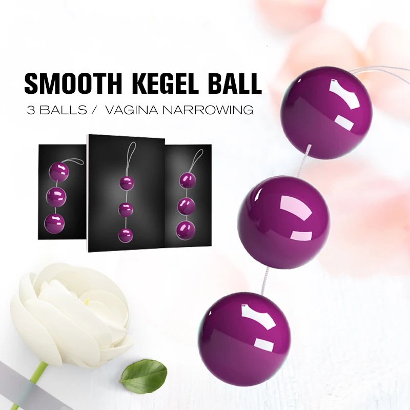 Smooth Kegel Ball Chinese Vagina Balls Women Adult Sex Toy Vaginal Contracting Dumbbell Centrifugal Anal Beads Stimulator