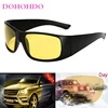 DOHOHDO Classic Polarized Night Vision Sunglasses Square Sunglasses Brand Retro Polarized Women Men's Classic Glasses