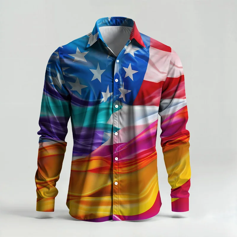 2025 New Style Spring Summer Men Shirt Set Brand Print Fashion Simple Two Piece Set Mens Luxury Lightweight Party Long Sleeves S_voghion.com