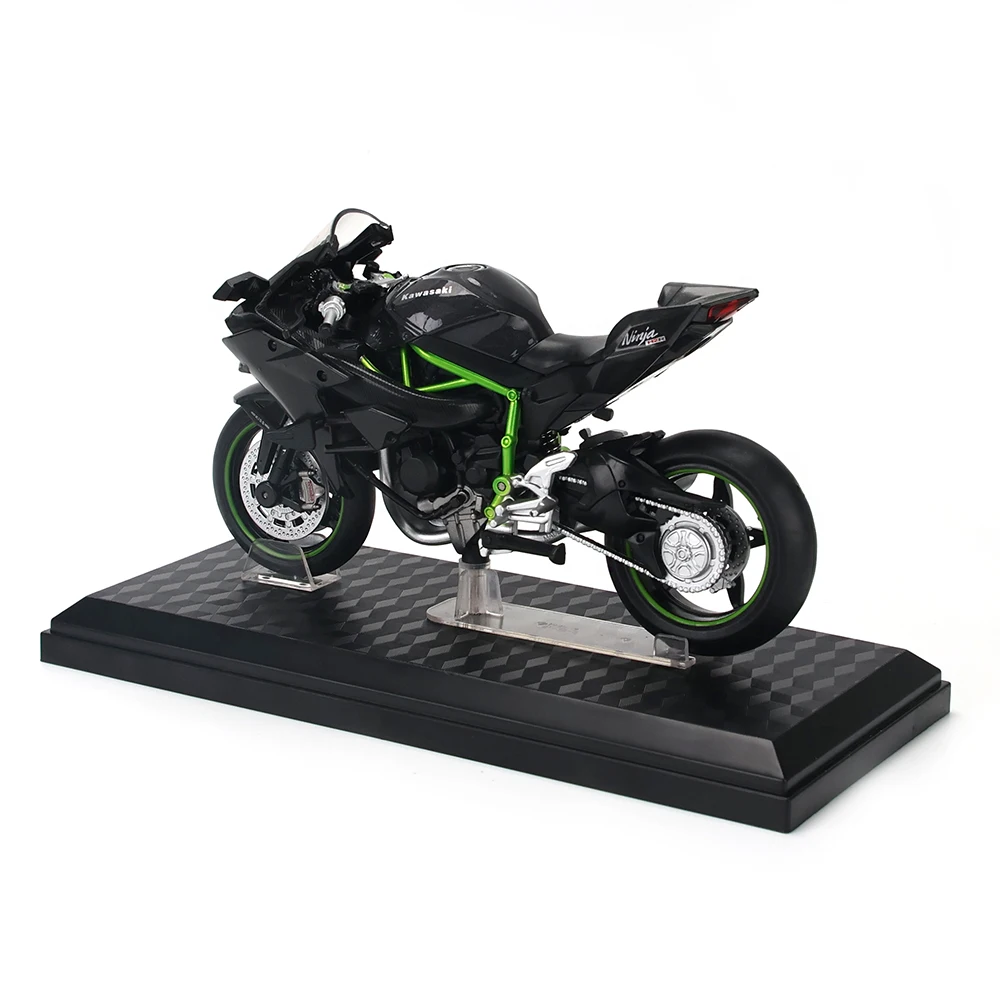 CCA 1:12 Kawasaki Ninja H2R Alloy Motocross Licensed Motorcycle