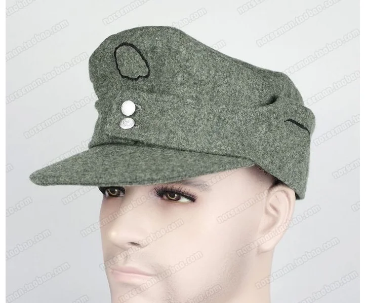 WWII WW2 GERMAN WH EM Elite M43 PANZER WOOL FIELD CAP WITH INSIGNIA Military HAT armyshop2008 | Спорт и развлечения