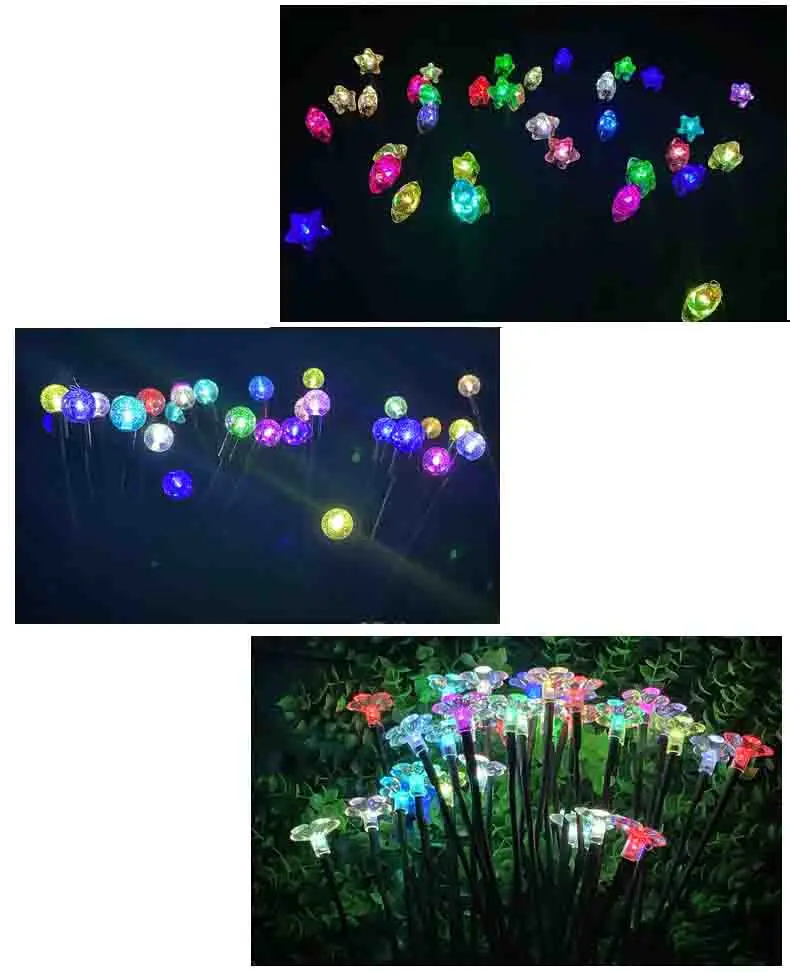 best solar light for home 1pc Star Solar Garden Light Nightlamp Outdoor Waterproof Courtyard Pathway Landscape Decor Gypsophila Led Lawn Decoration NEW solar deck post lights