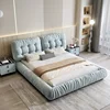 200 X 200 Modern Double Bed Frame Queen Size Lit 150X200 Frames Luxury Bed Wooden Modern Cama De Casal Bedroom Furniture 2 200 X 200 Modern Double Bed Frame Queen Size Lit 150X200 Frames Luxury Bed Wooden Modern Cama De Casal Bedroom Furniture 2