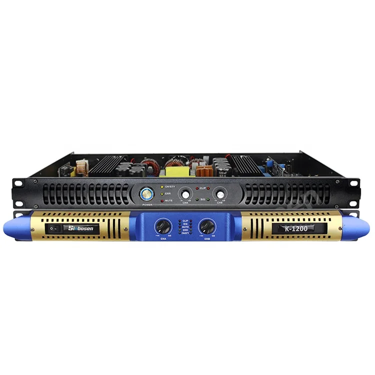 Sinbosen 1200w Class D Power 1u digital Amplifier for karaoke
