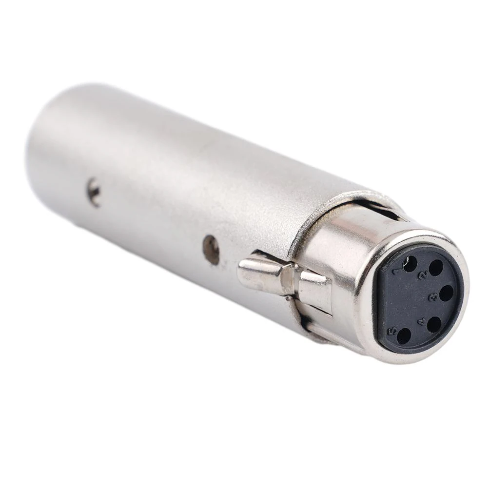 

Accessory 3 Pin XLR To 5 Pin DMX Or 5 To 3 Converter Audio Adapter Metal Cased Converter Replace Replacement New