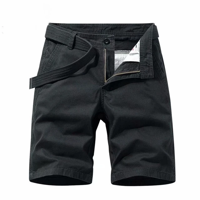 SDER® Mini Short Homme Men's Summer Pure Cotton Multi-Pocket
