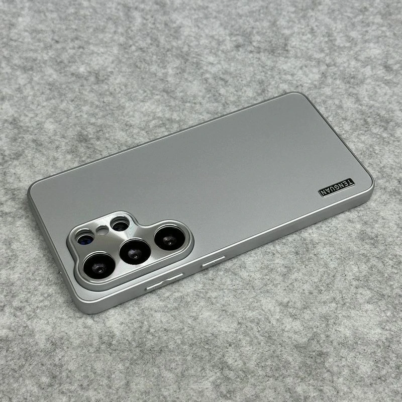 All-Aluminum Matte Alloy Case with Metal Plating and Hard Armor Cover