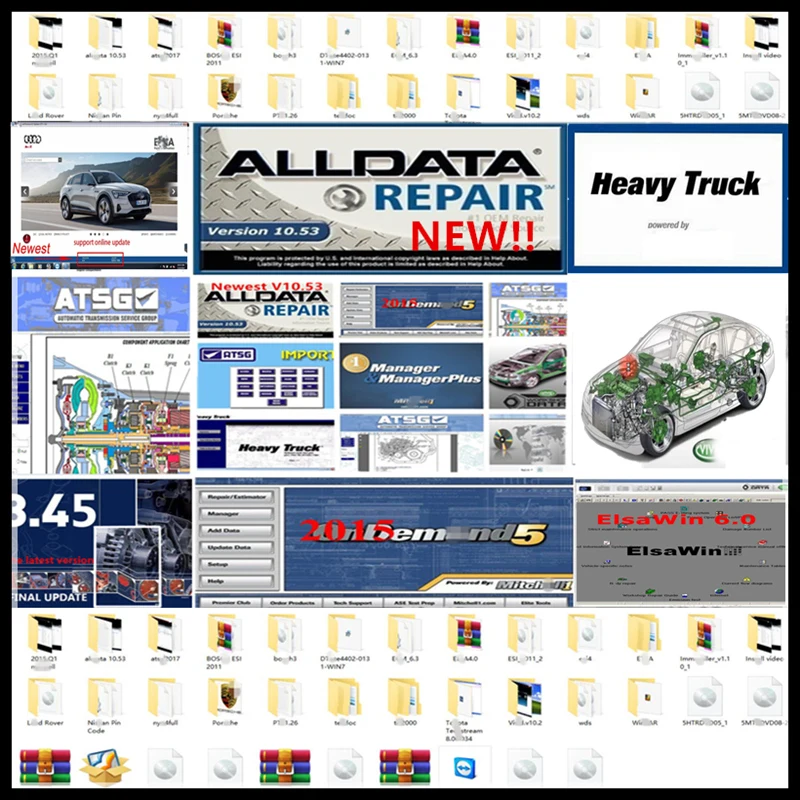 Il Più Nuovo Software Alldata Software Di Riparazione Automatica Alldata 10.53 Cad Ll Software Autodata 3.45 Elsawin 6.0 Etka 8.3 49 N1 1Tb Hdd 3.