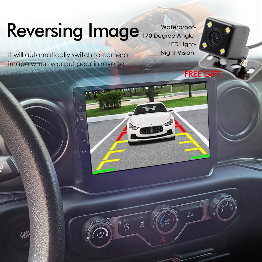 Android 14 AI voz Radio de coche navegación GPS para Jeep Wrangler 4 JL 2018 2019 reproductor de vídeo Multimedia unidad principal estéreo CarPlay 4