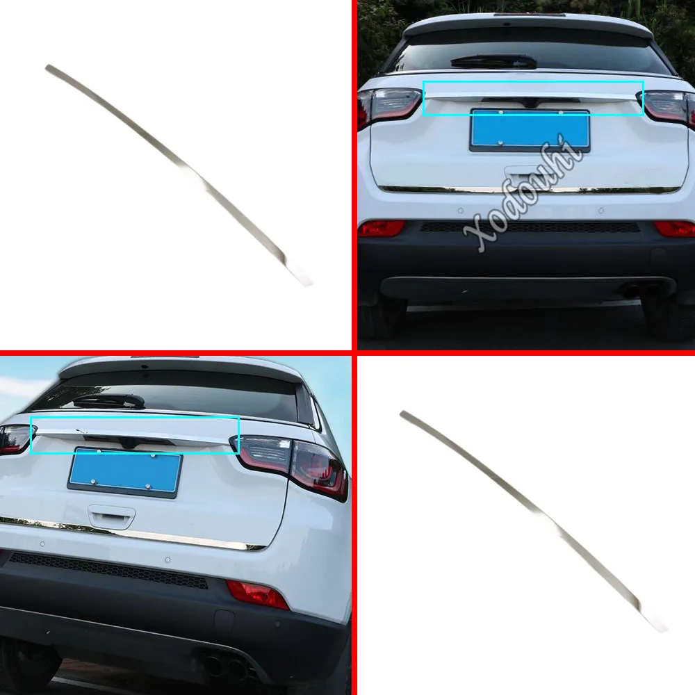 

Car Stainless Steel Rear Back Body Glass Window Garnish Pillar Strip Trim Panel 1pcs For Jeep Compass 2017 2018 2019 2020 2021